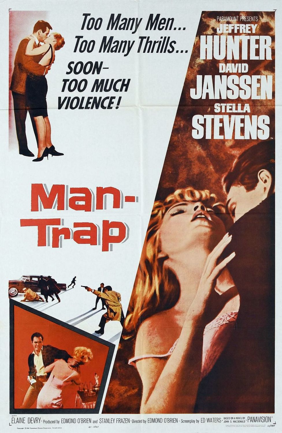 Extra Large Movie Poster Image for Man-Trap 