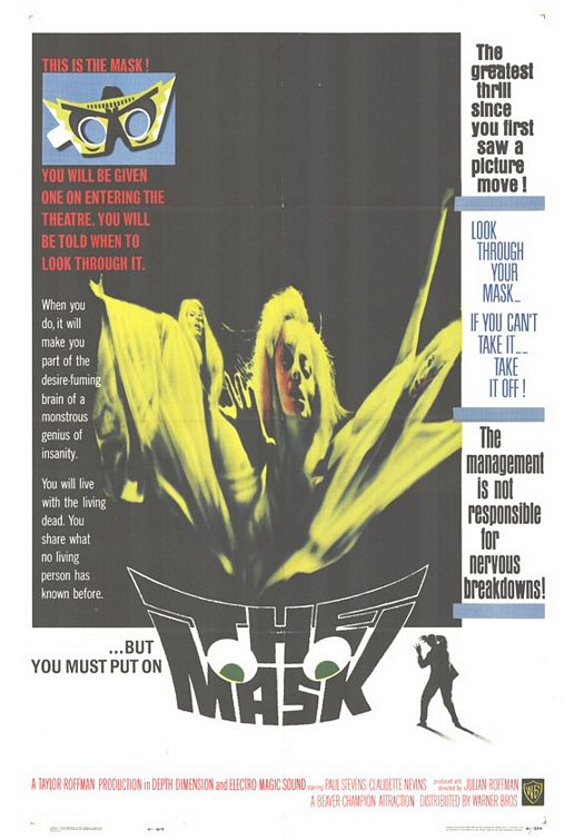 The Mask (aka Eyes of Hell) Movie Poster