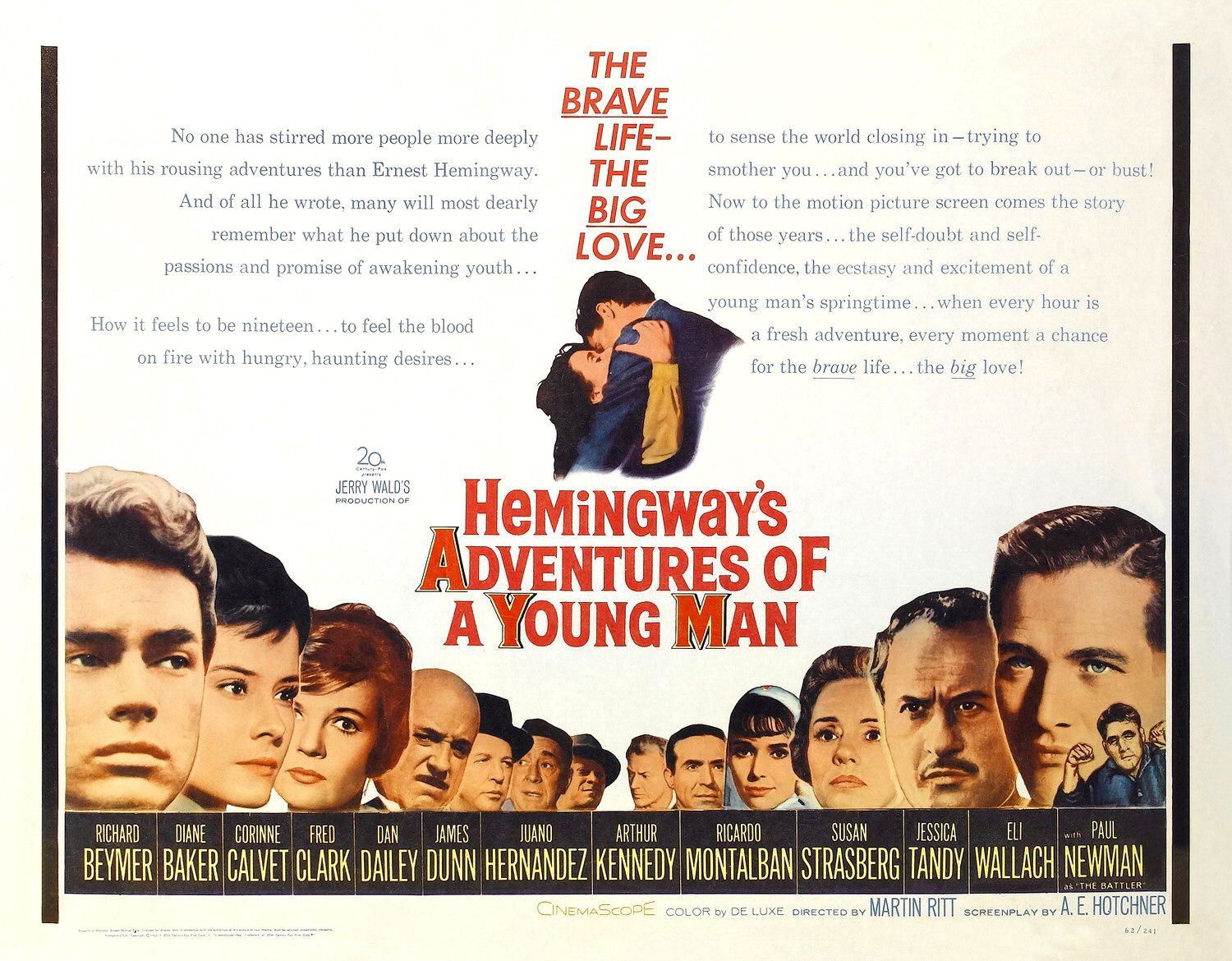 Extra Large Movie Poster Image for Hemingway's Adventures of a Young Man (#1 of 2)