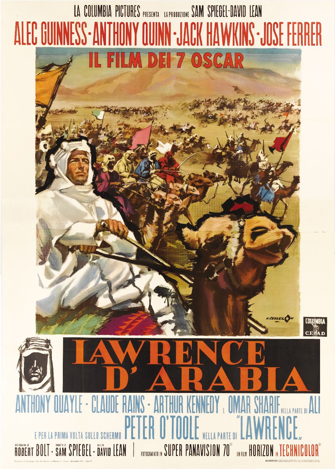 Extra Large Movie Poster Image for Lawrence of Arabia (#5 of 9)
