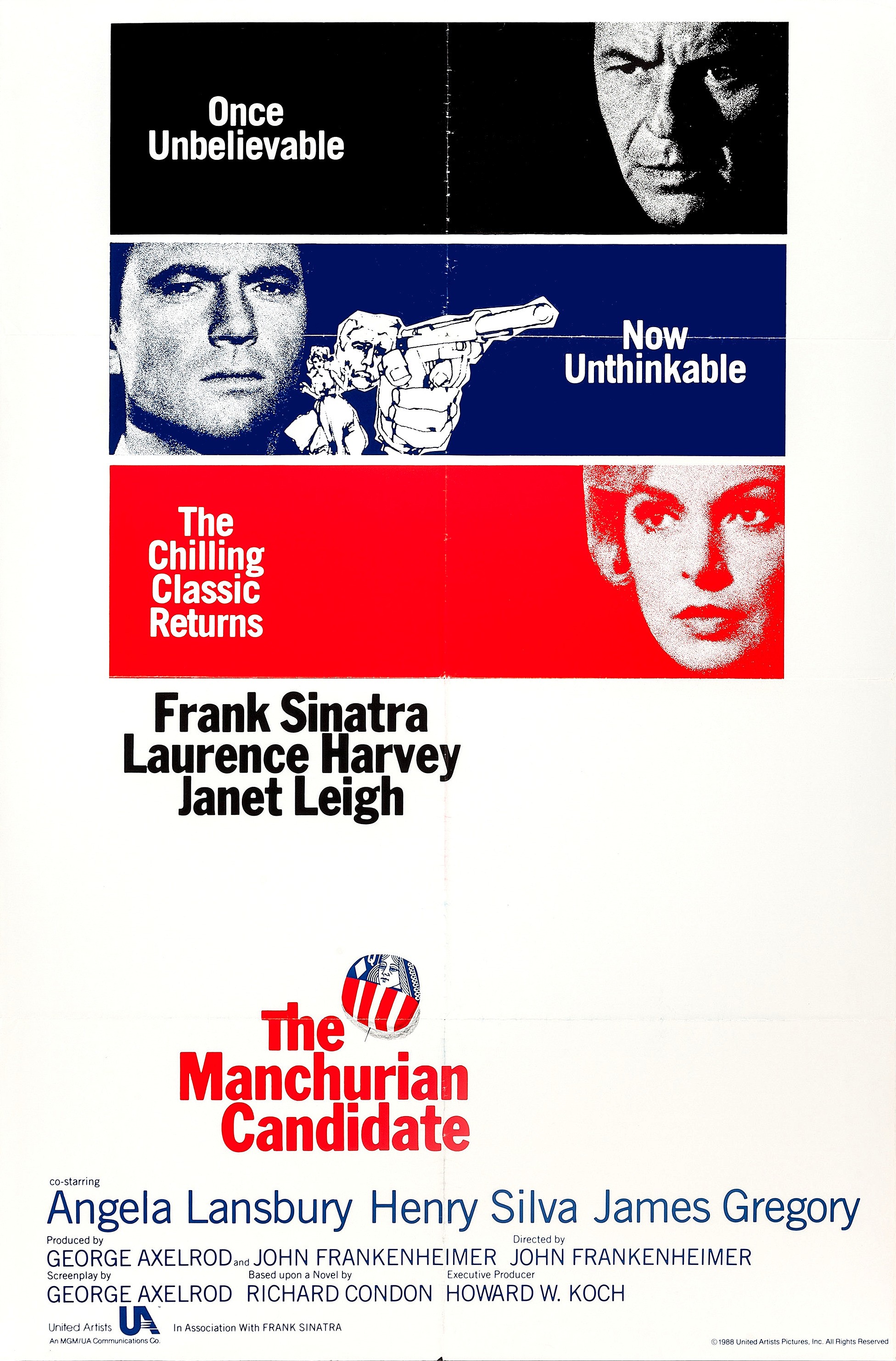 the manchurian candidate 1962 poster