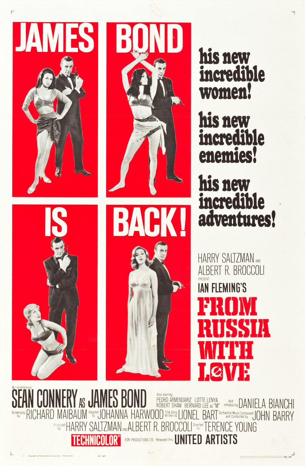 Extra Large Movie Poster Image for From Russia With Love (#4 of 15)