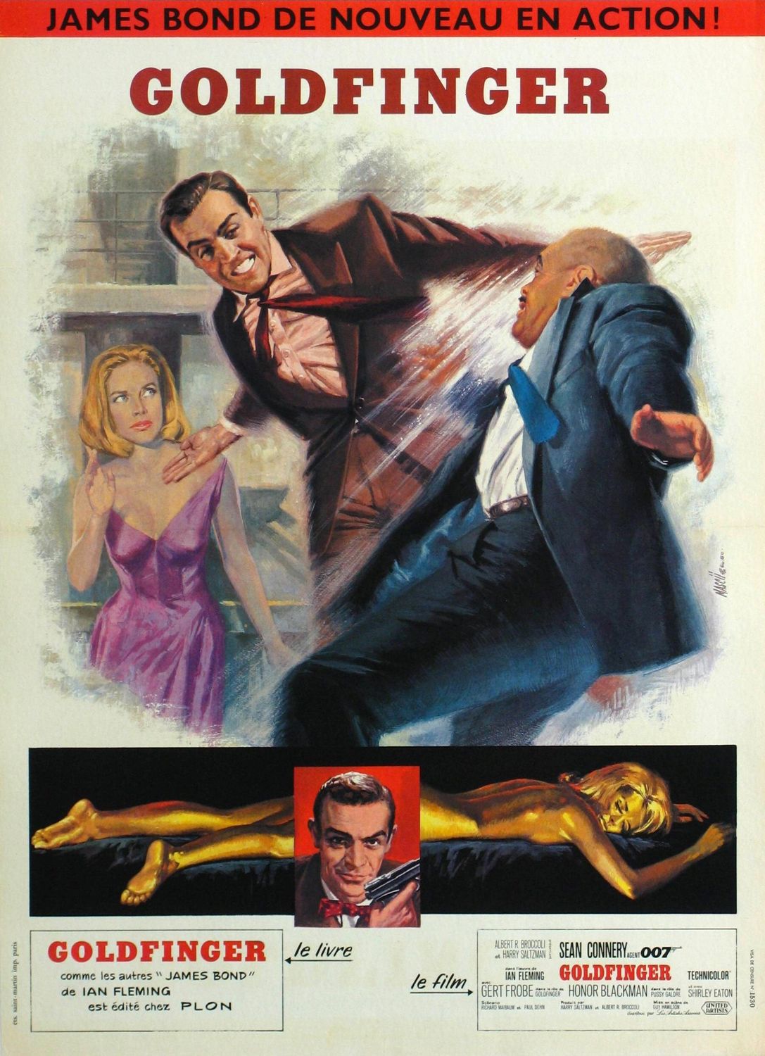 Extra Large Movie Poster Image for Goldfinger (#2 of 4)