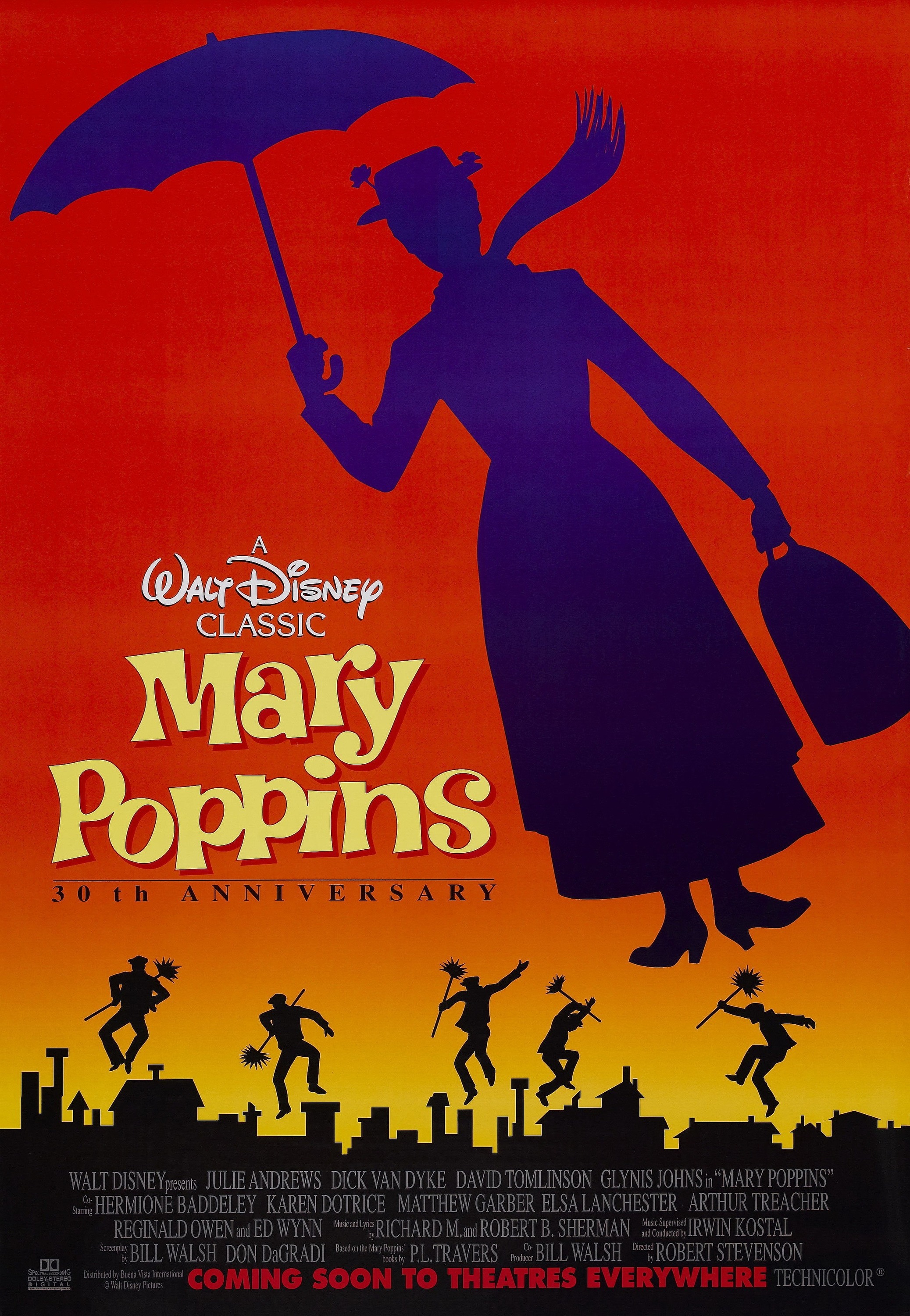 Mega Sized Movie Poster Image for Mary Poppins (#4 of 4)