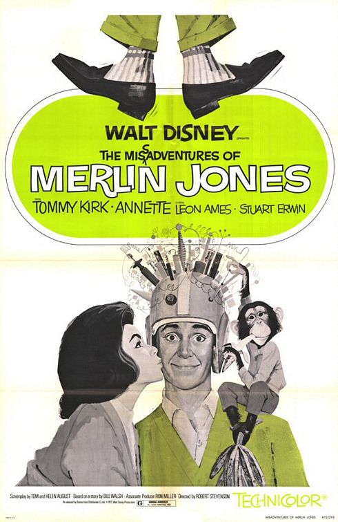 The Misadventures of Merlin Jones Movie Poster