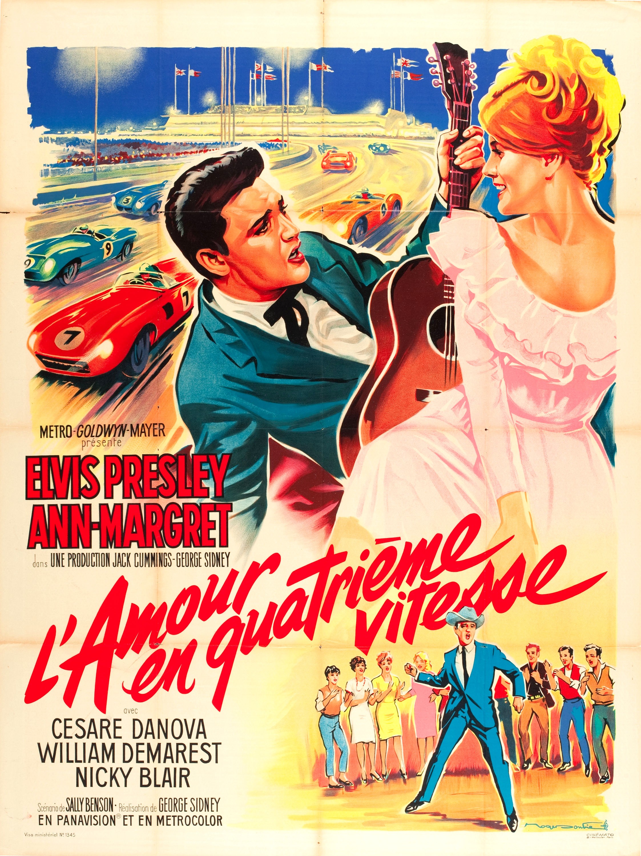 Mega Sized Movie Poster Image for Viva Las Vegas (#4 of 4)