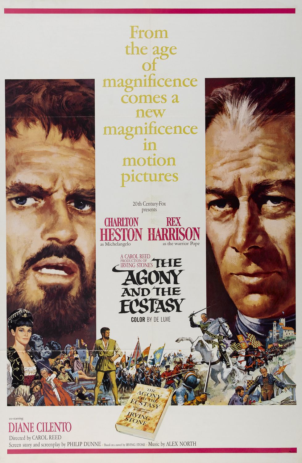 Extra Large Movie Poster Image for The Agony and the Ecstasy 
