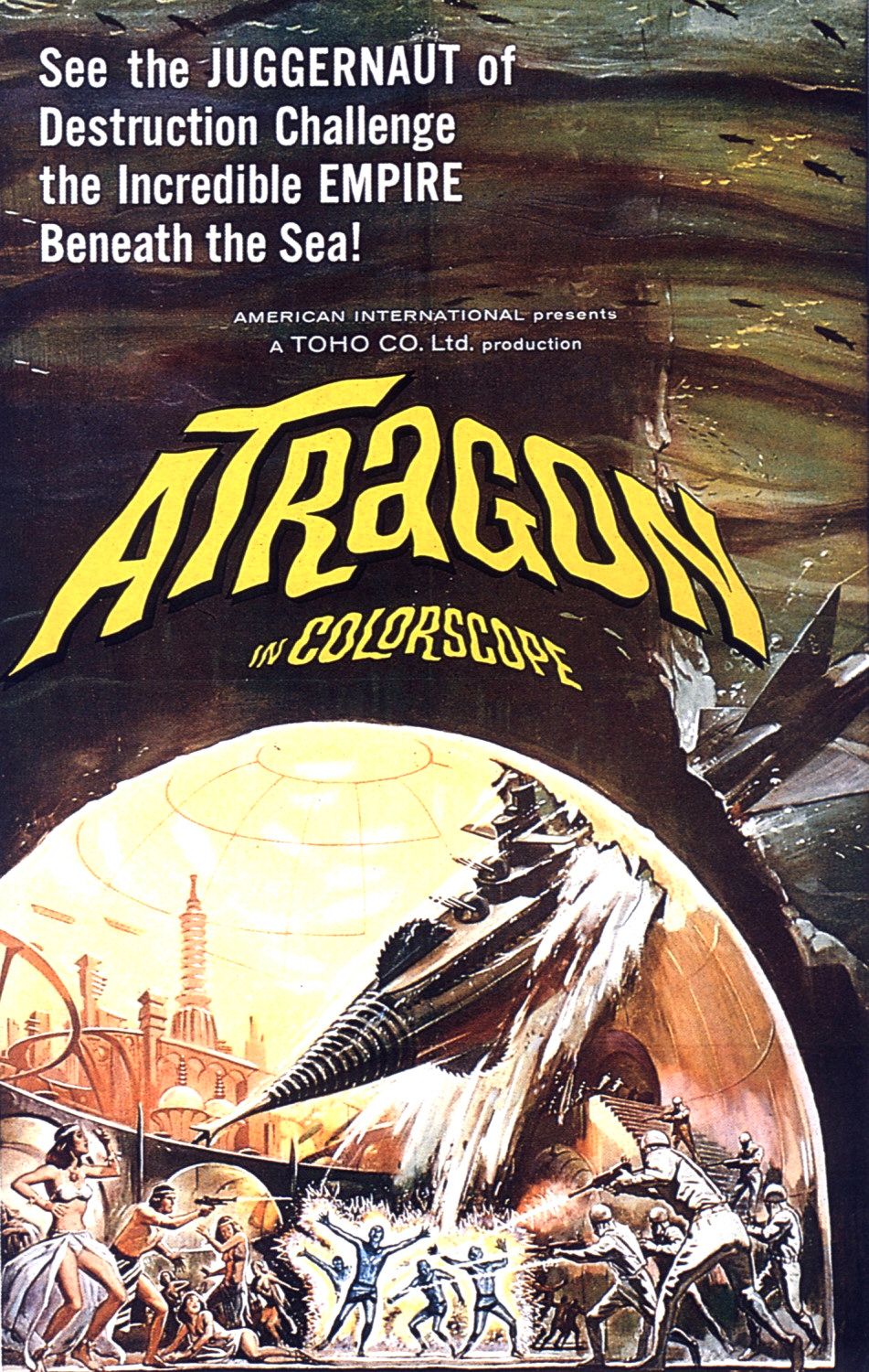 Extra Large Movie Poster Image for Atragon 