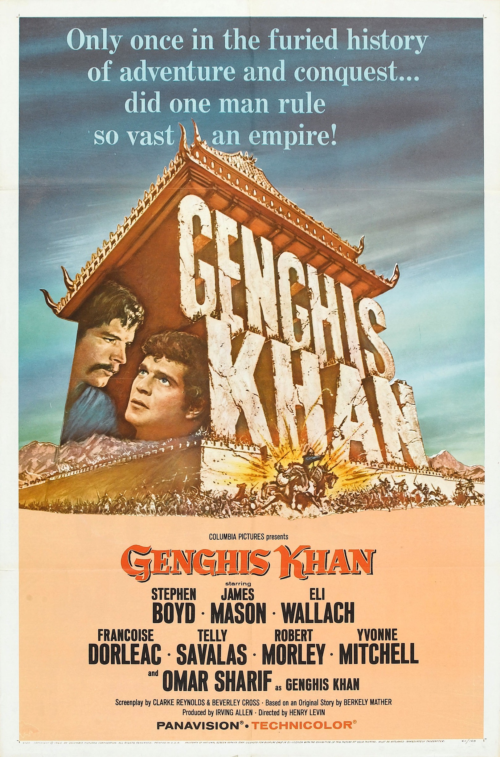 Mega Sized Movie Poster Image for Genghis Khan 