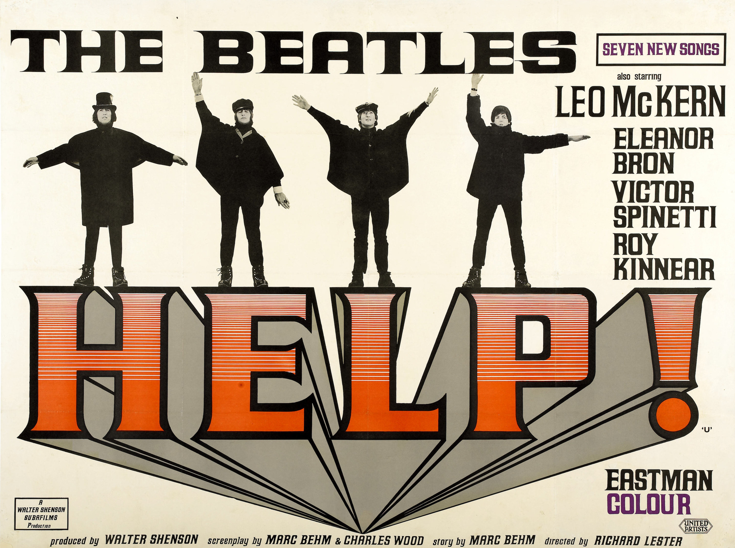 Mega Sized Movie Poster Image for Help! (#2 of 5)