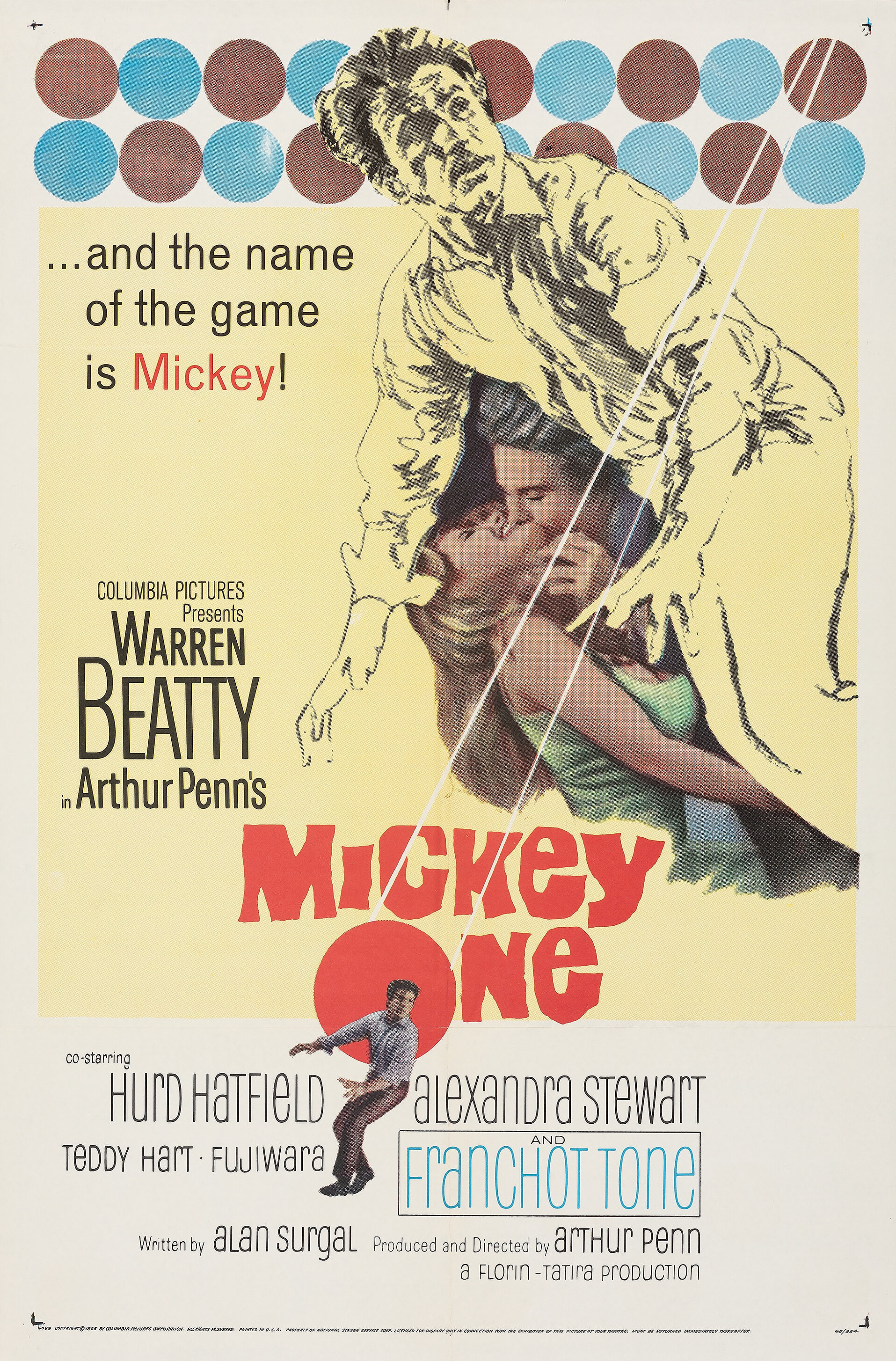 Mega Sized Movie Poster Image for Mickey One 
