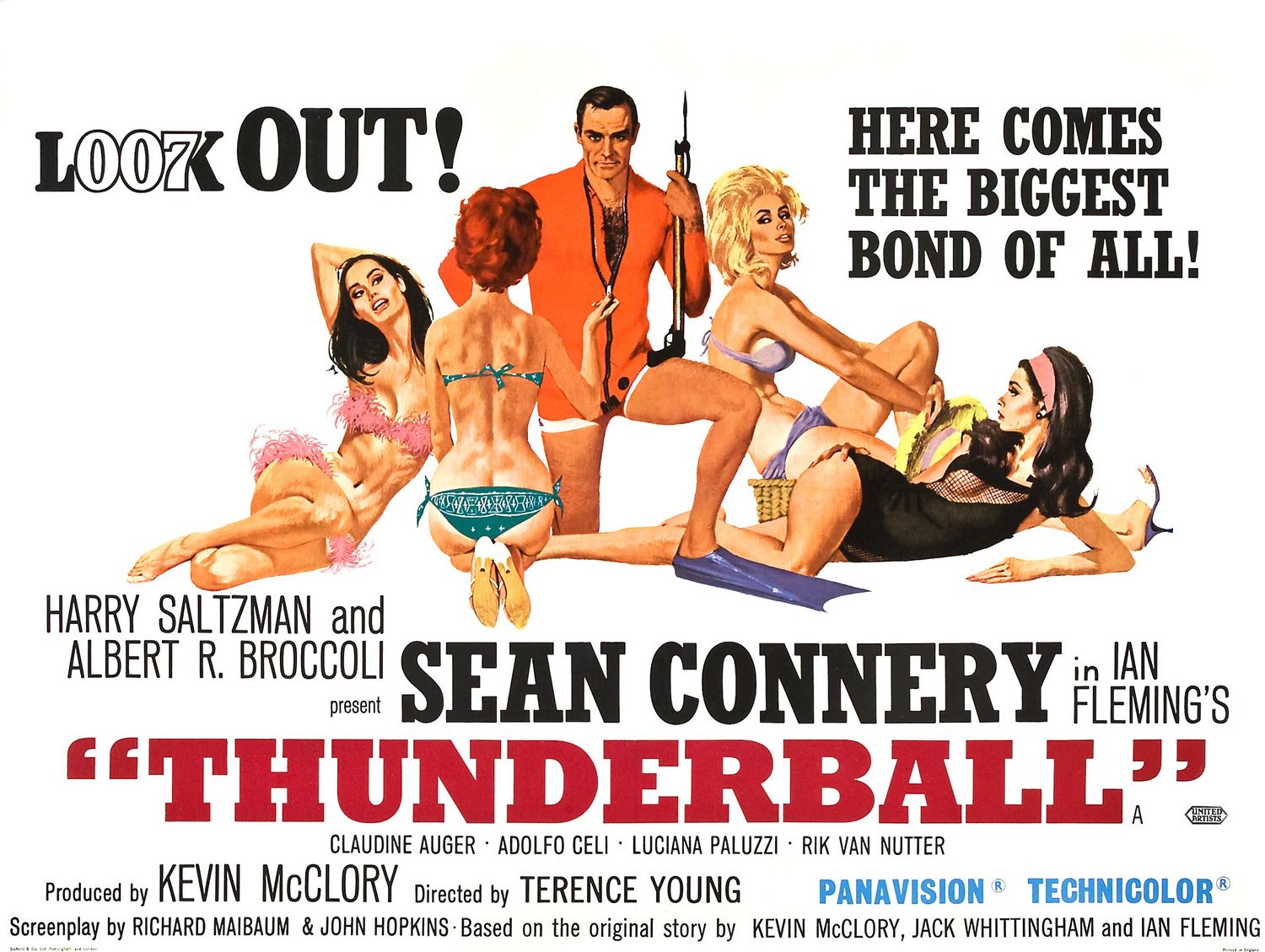 Extra Large Movie Poster Image for Thunderball (#1 of 4)