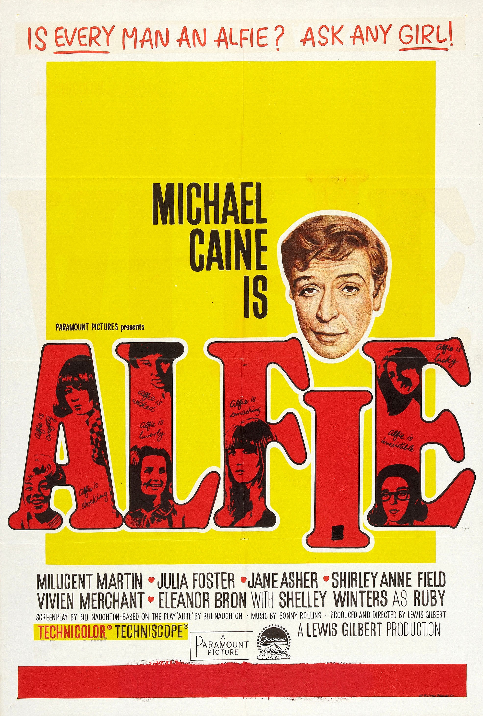 Mega Sized Movie Poster Image for Alfie (#2 of 2)