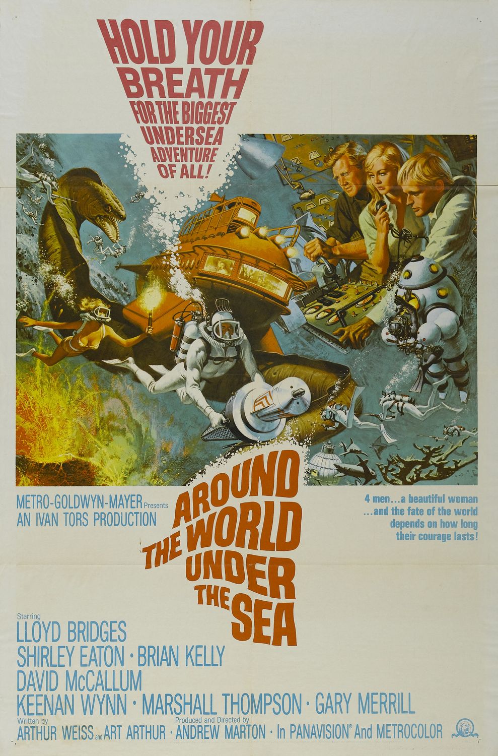 Extra Large Movie Poster Image for Around the World Under the Sea 