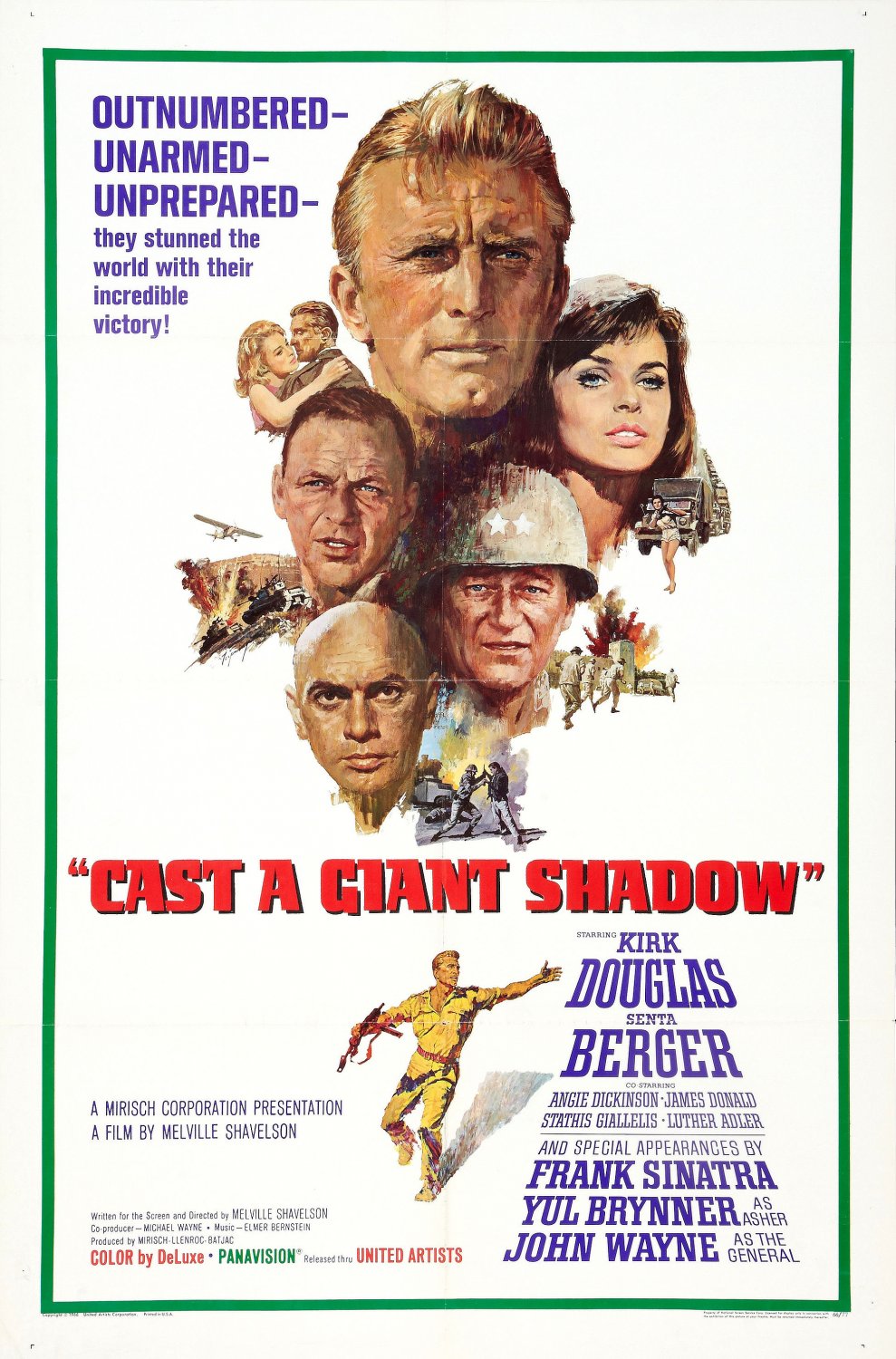 Extra Large Movie Poster Image for Cast a Giant Shadow 