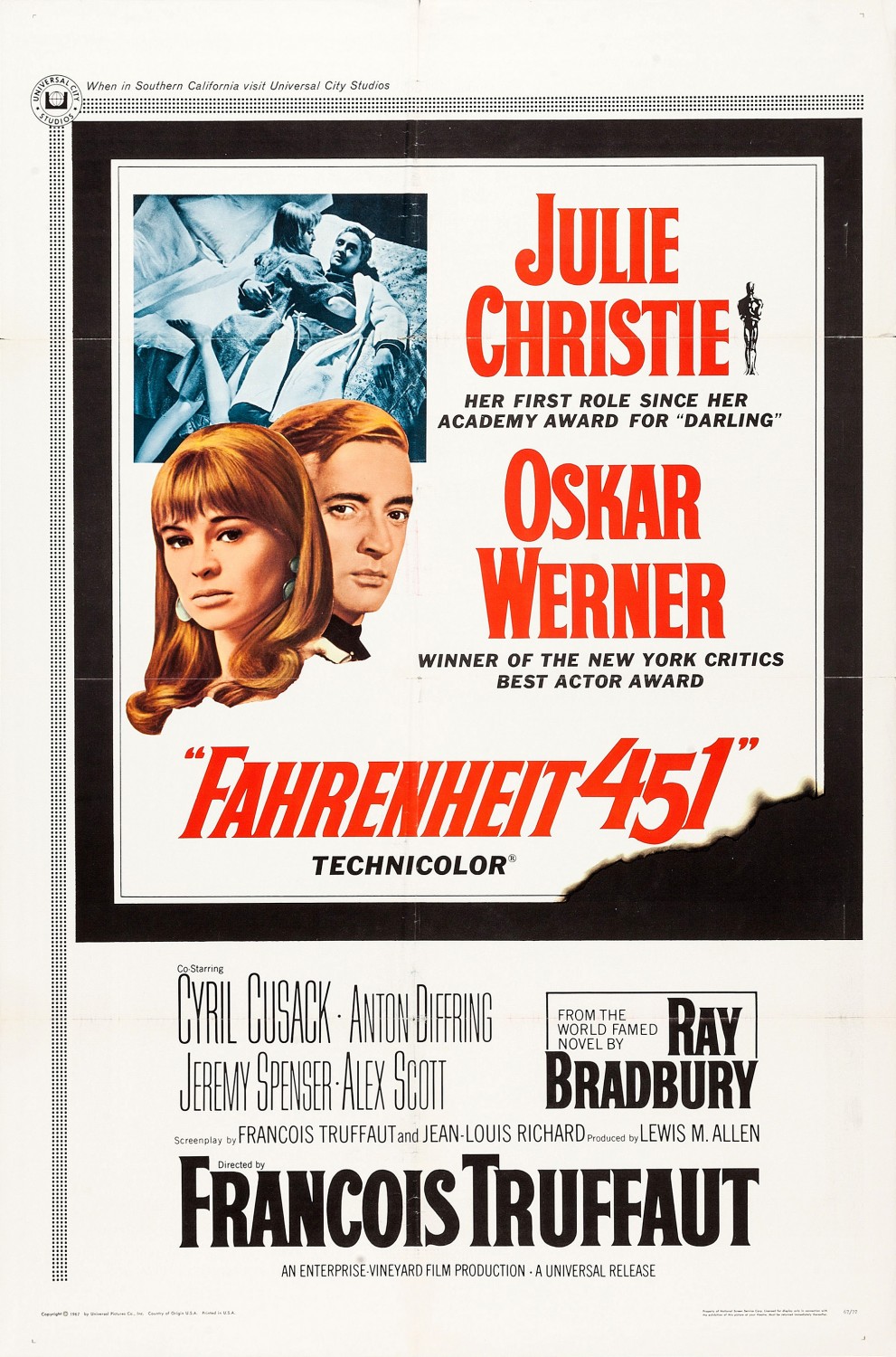 Extra Large Movie Poster Image for Fahrenheit 451 (#2 of 2)