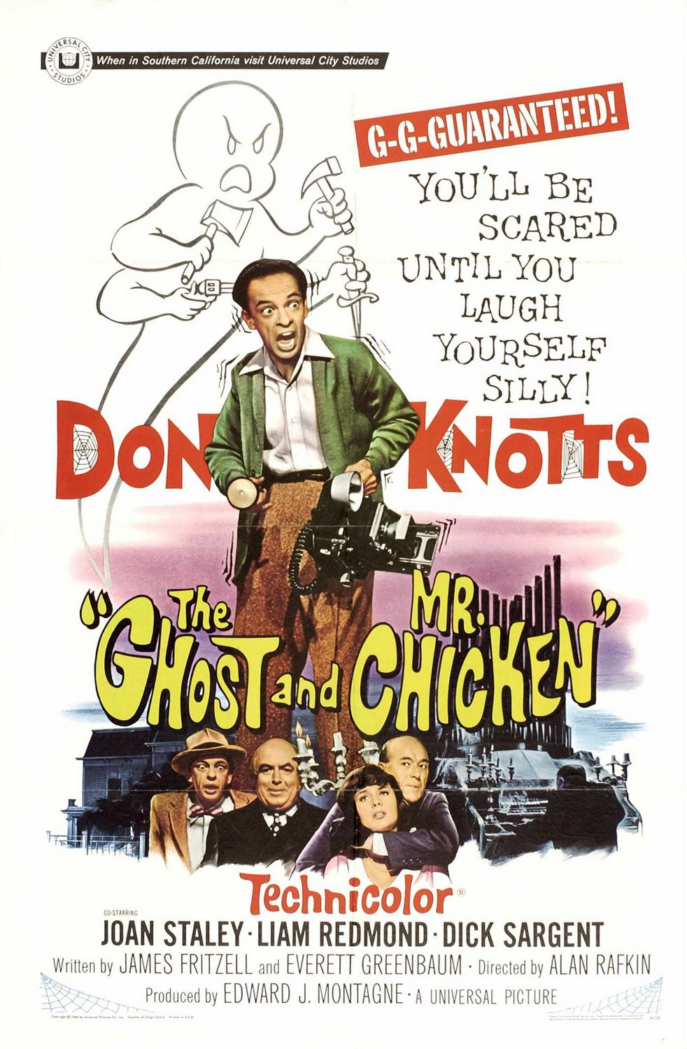 Extra Large Movie Poster Image for The Ghost and Mr. Chicken (#1 of 2)