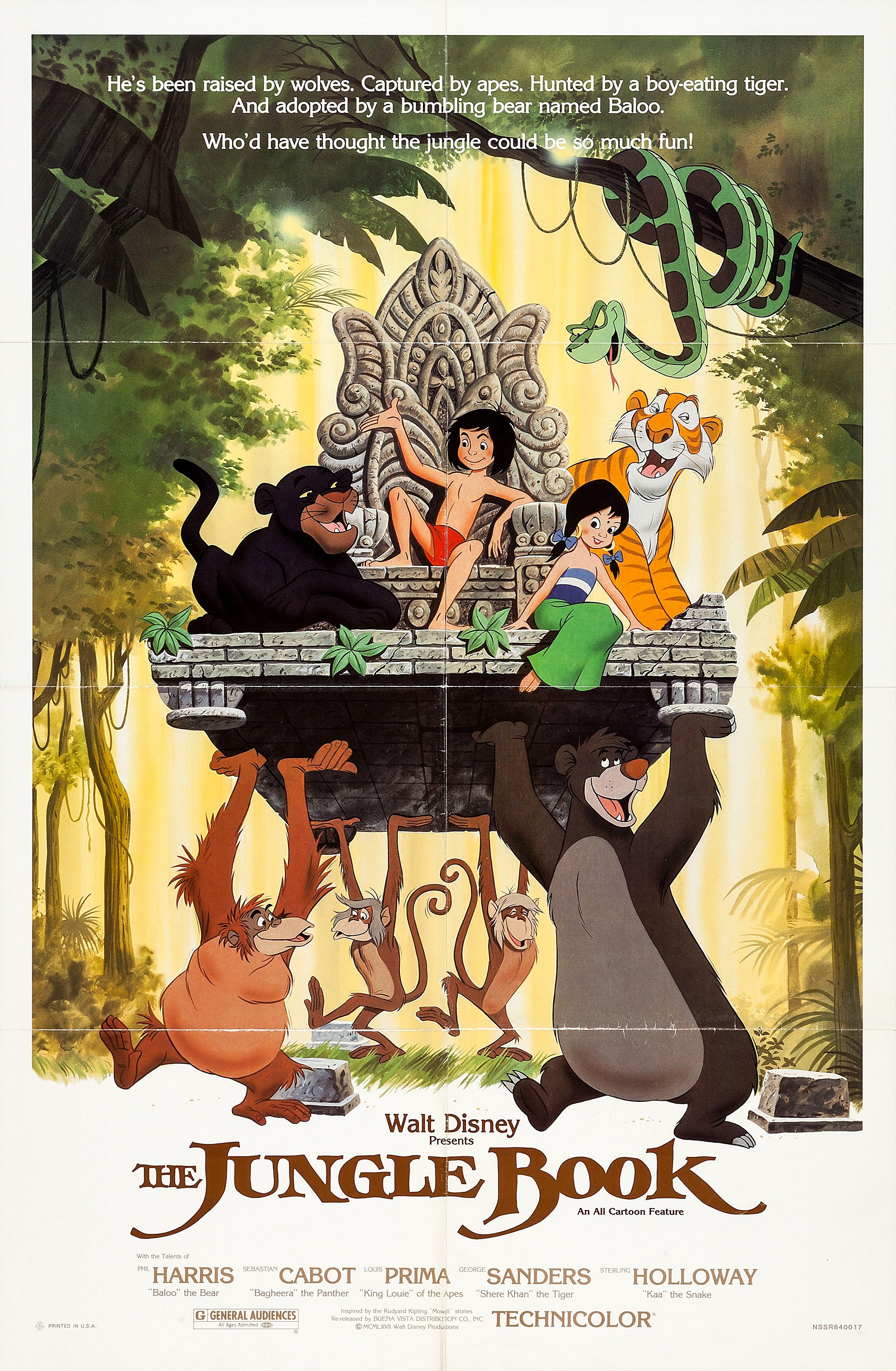 Mega Sized Movie Poster Image for The Jungle Book (#6 of 6)