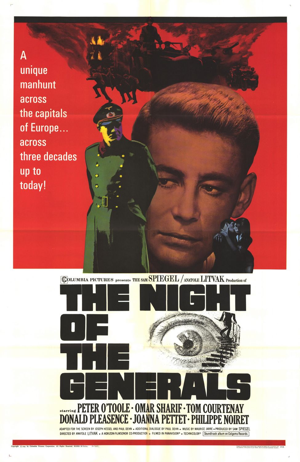 Extra Large Movie Poster Image for The Night of the Generals 