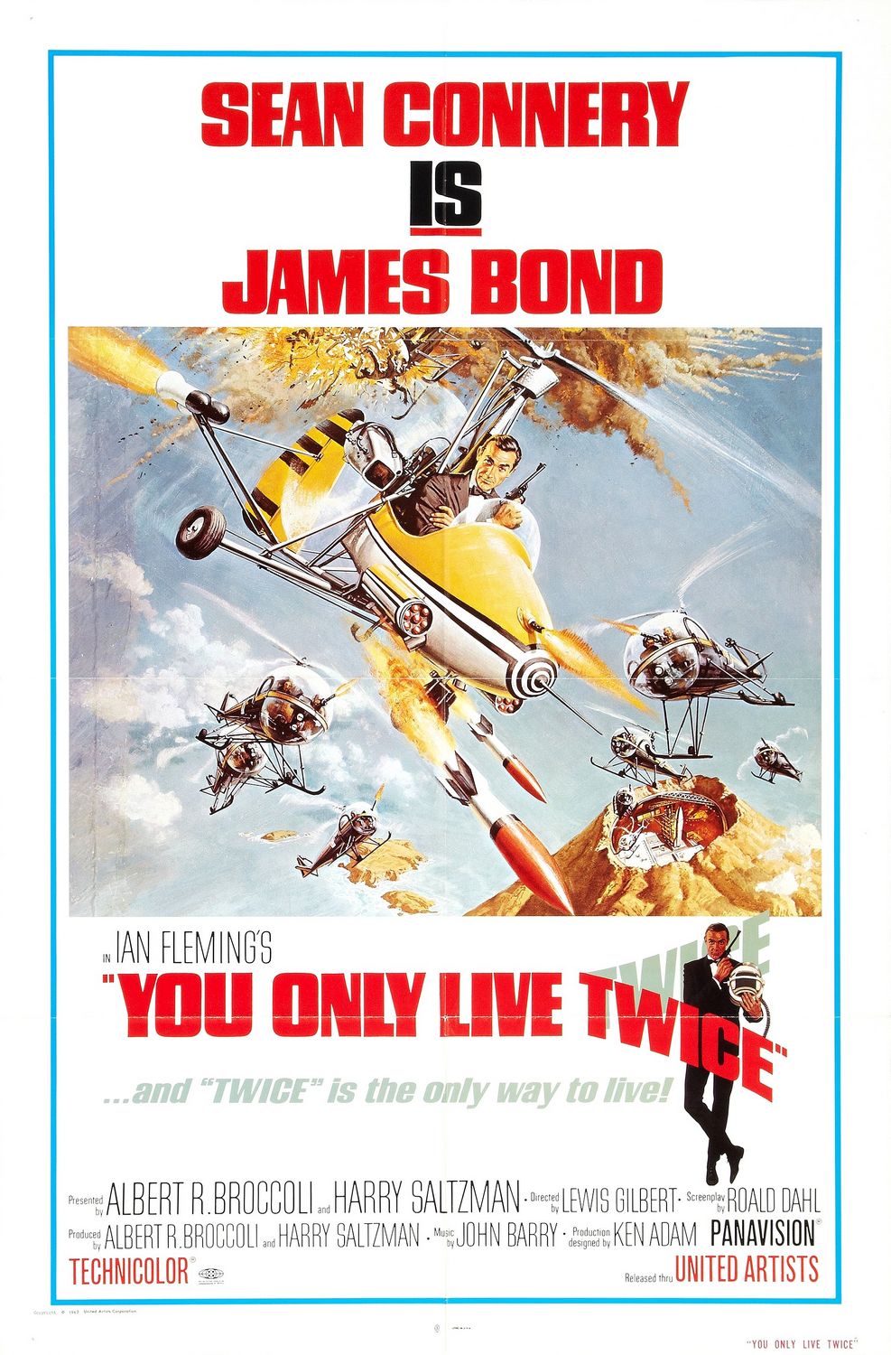 Extra Large Movie Poster Image for You Only Live Twice (#3 of 4)