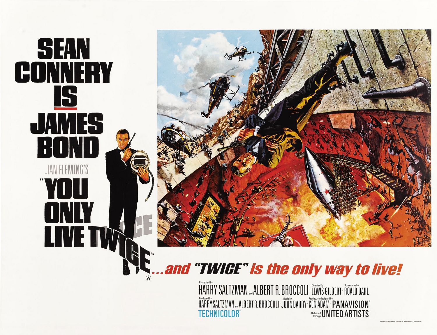 Extra Large Movie Poster Image for You Only Live Twice (#4 of 4)