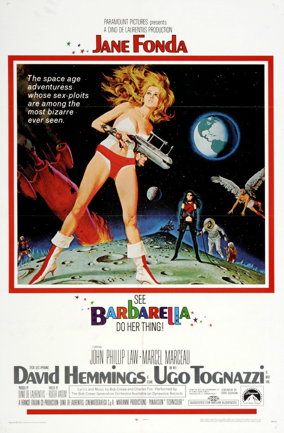 Extra Large Movie Poster Image for Barbarella (#1 of 3)