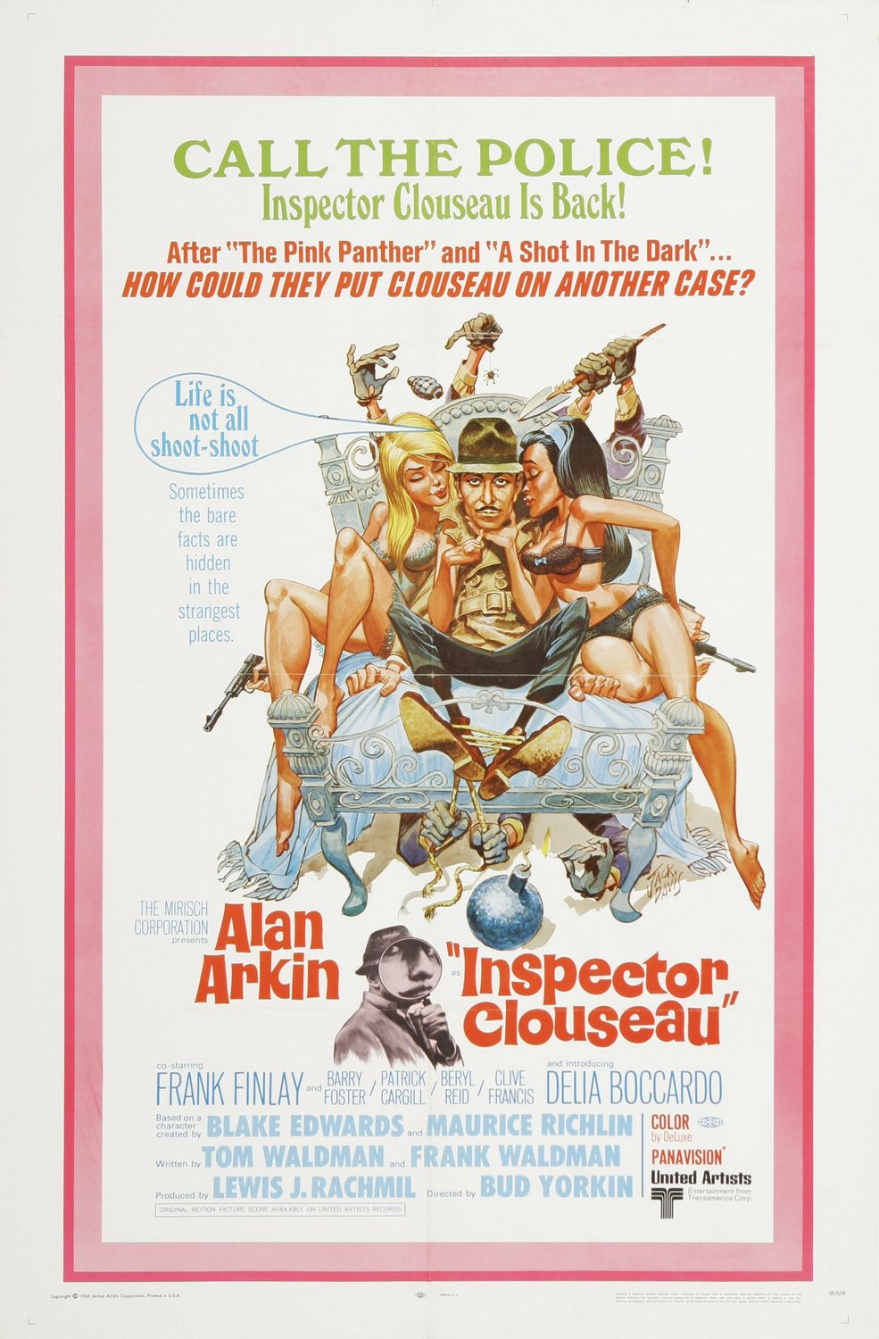 Extra Large Movie Poster Image for Inspector Clouseau 