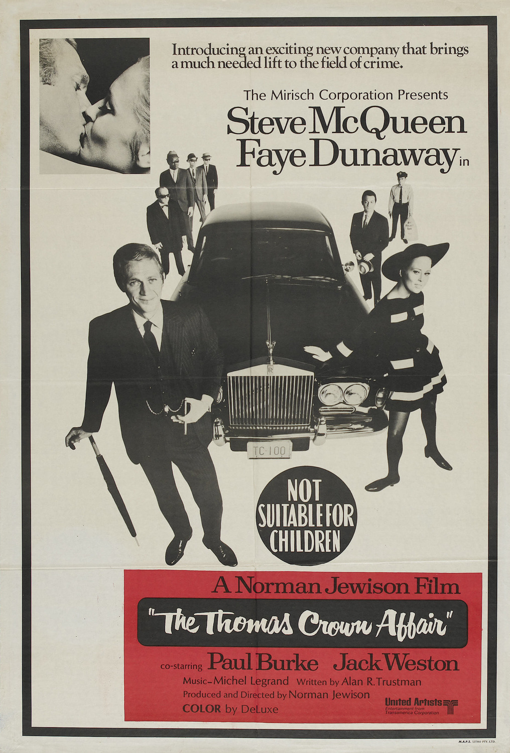 Extra Large Movie Poster Image for The Thomas Crown Affair (#2 of 8)