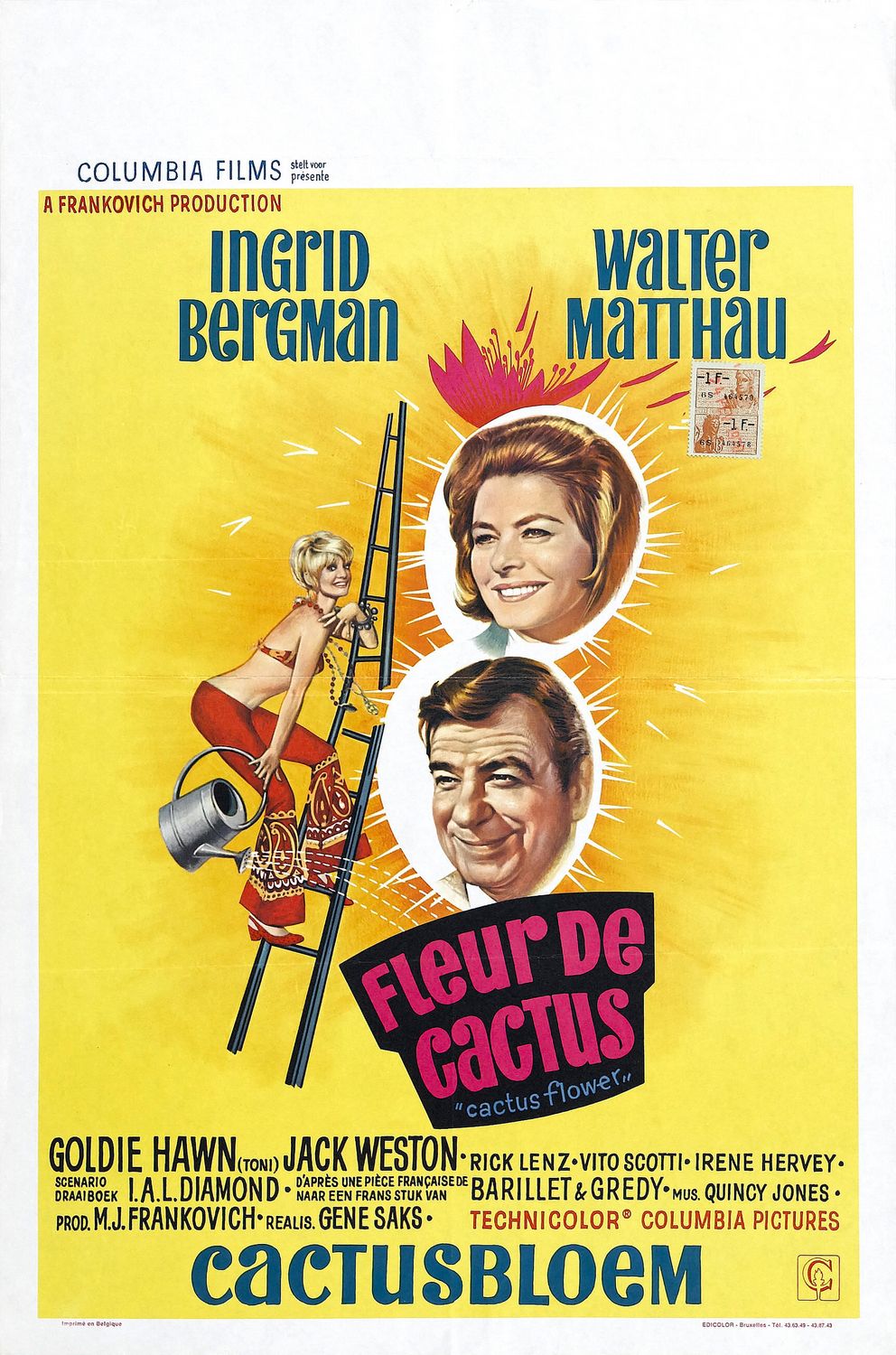 Extra Large Movie Poster Image for Cactus Flower (#2 of 2)