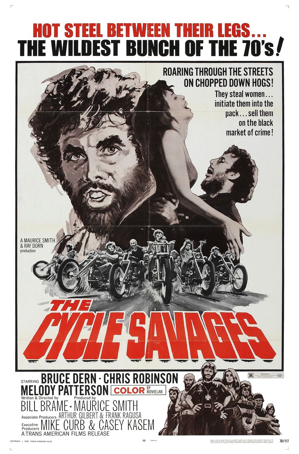Extra Large Movie Poster Image for The Cycle Savages 