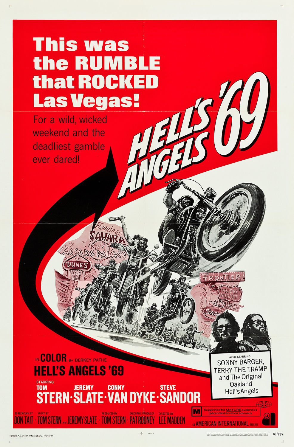 Extra Large Movie Poster Image for Hell's Angels '69 
