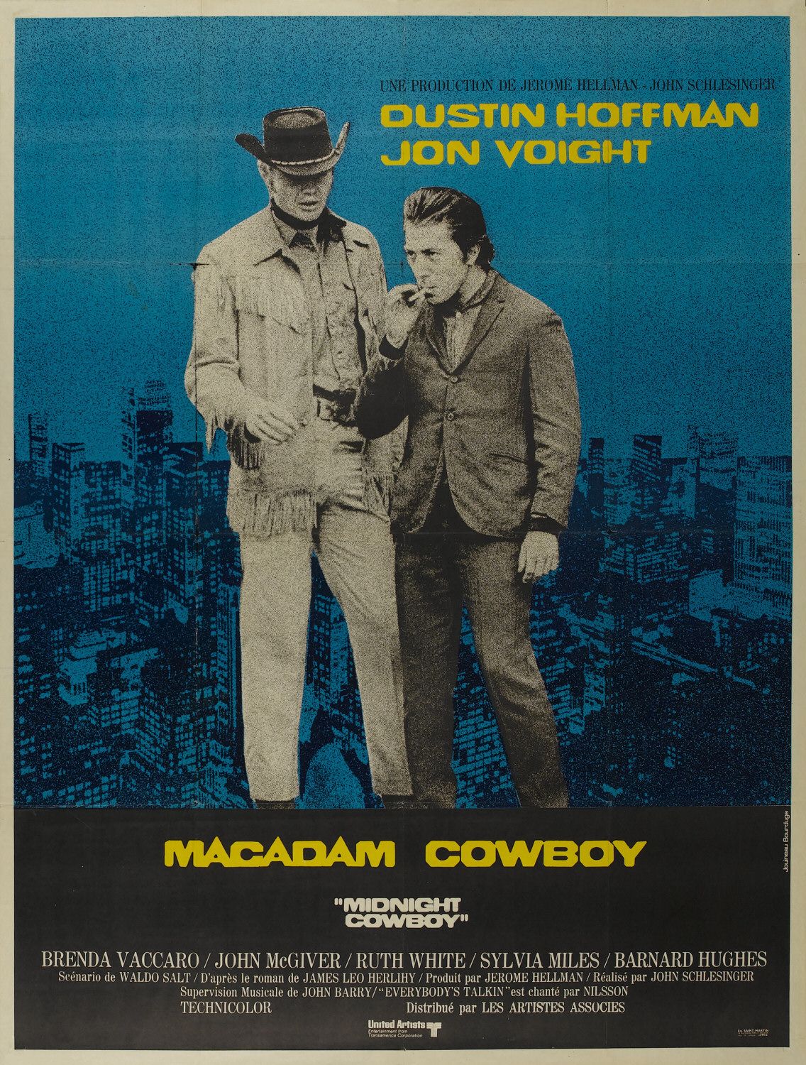 Extra Large Movie Poster Image for Midnight Cowboy (#3 of 5)