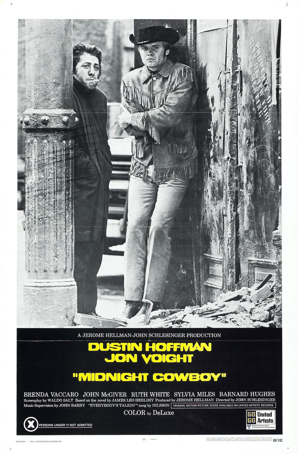 Extra Large Movie Poster Image for Midnight Cowboy (#1 of 5)