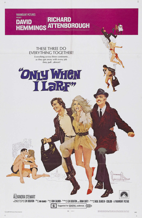Only When I Larf Movie Poster