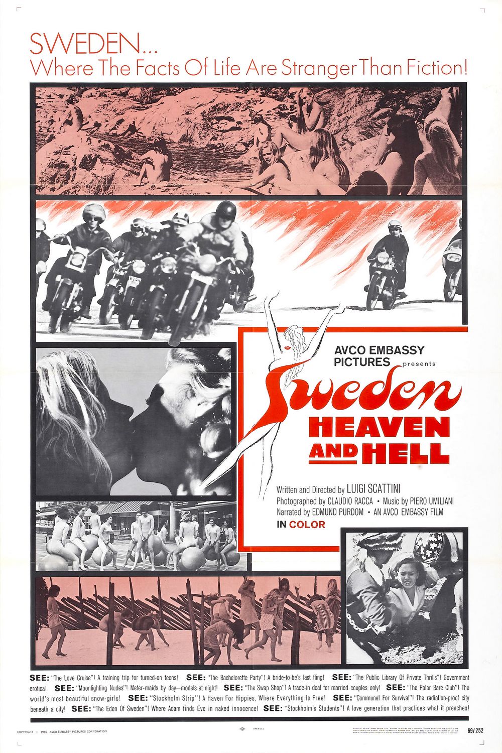 Extra Large Movie Poster Image for Sweden Heaven and Hell 