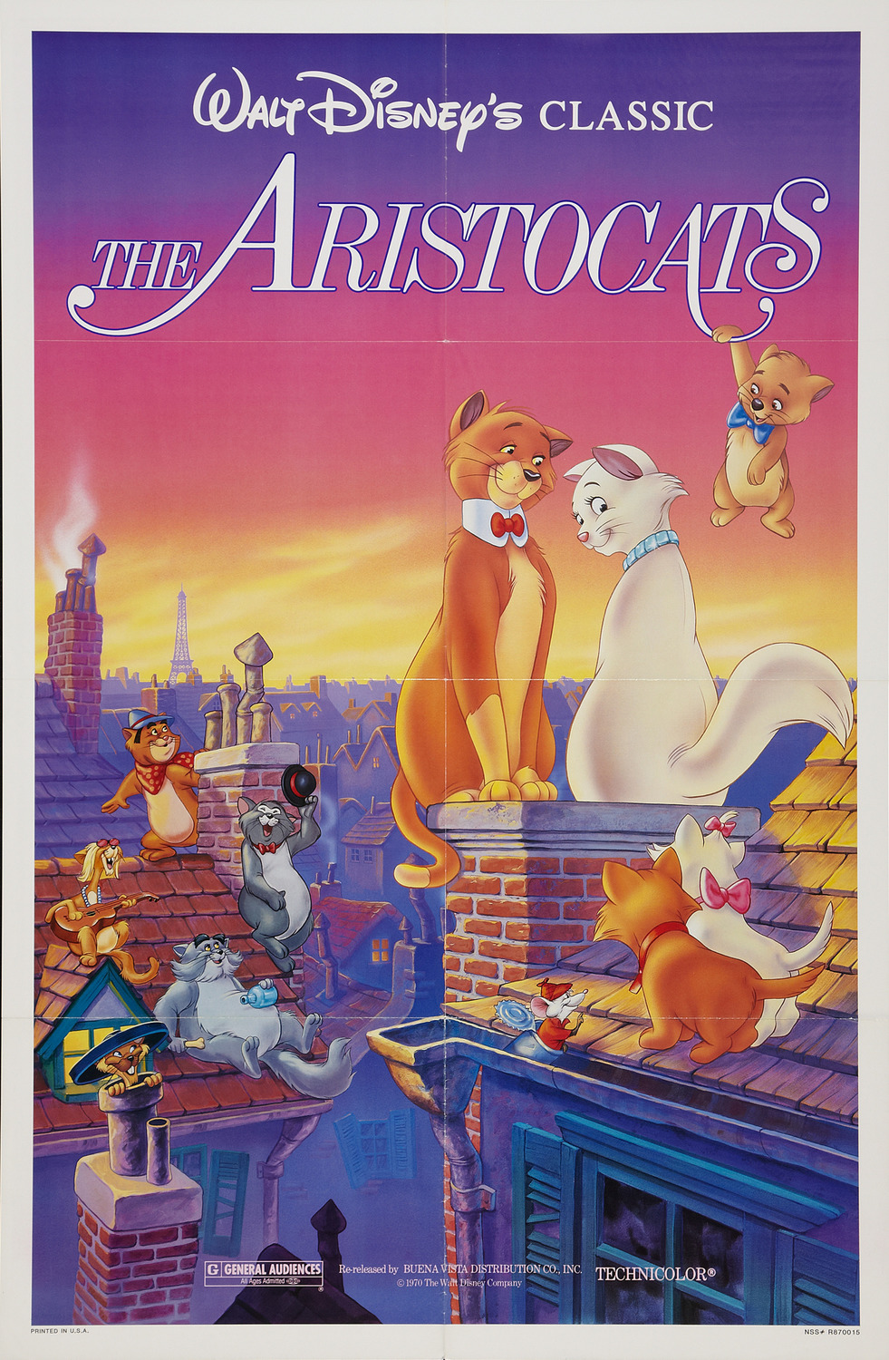 Extra Large Movie Poster Image for The Aristocats (#2 of 4)