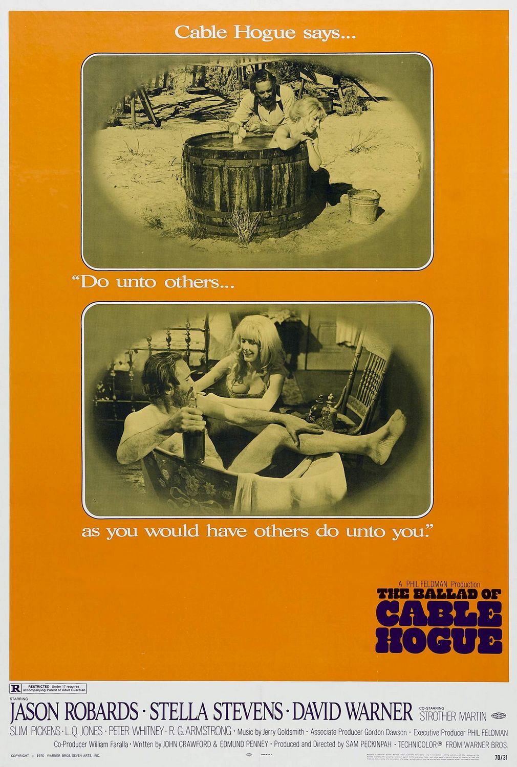 Extra Large Movie Poster Image for The Ballad of Cable Hogue 