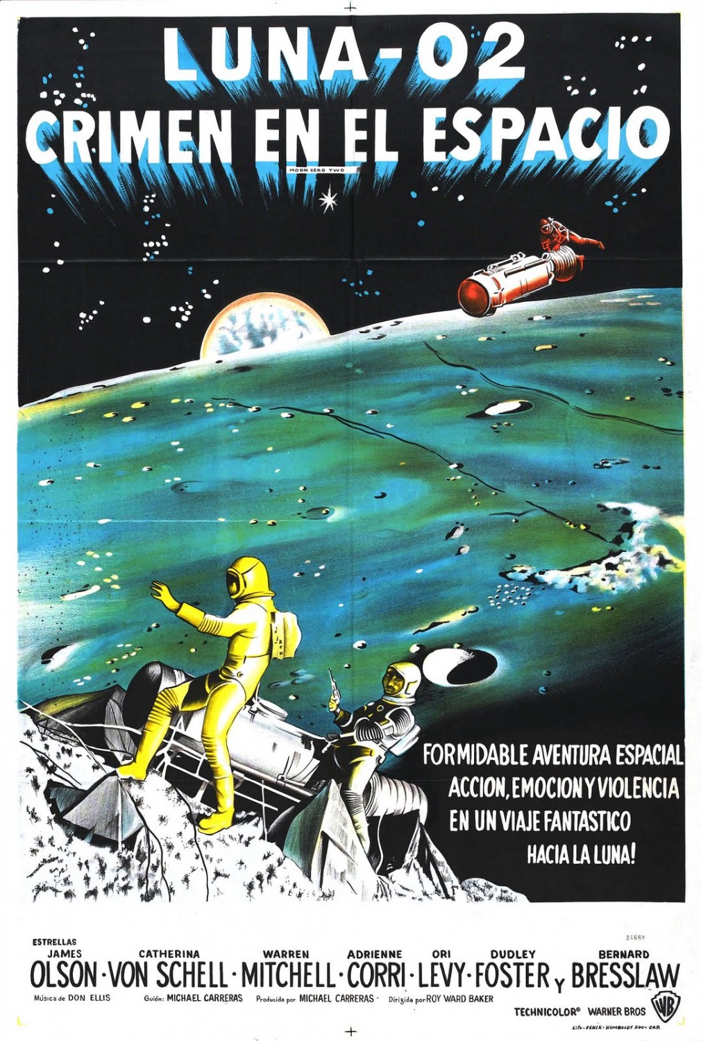Extra Large Movie Poster Image for Moon Zero Two (#5 of 6)