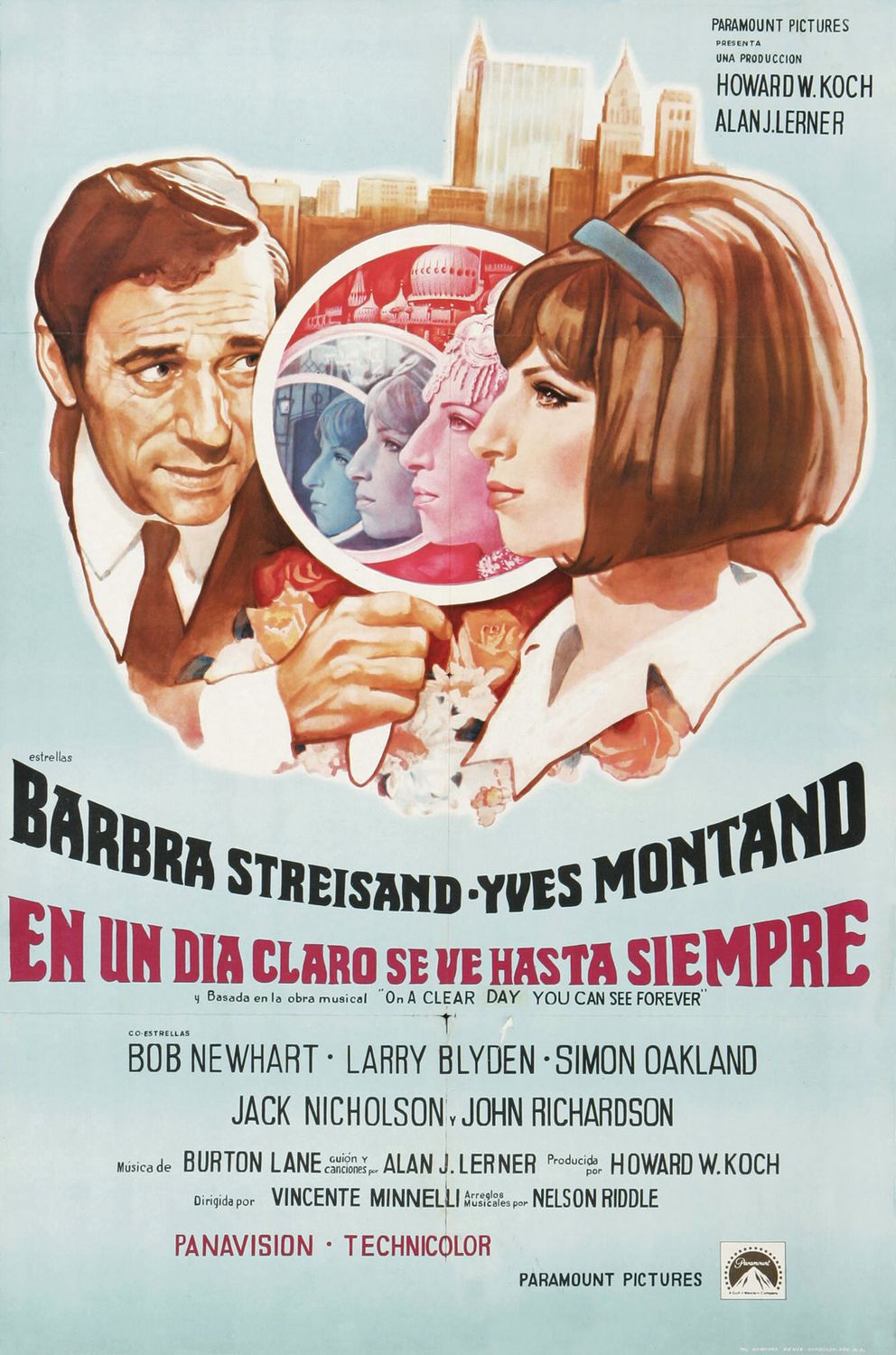 Extra Large Movie Poster Image for On a Clear Day You Can See Forever (#2 of 2)