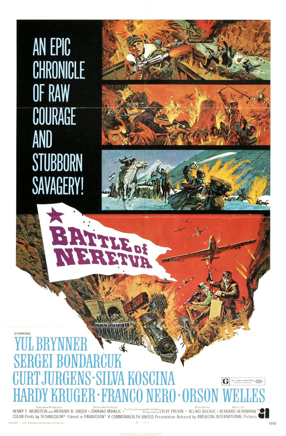 Extra Large Movie Poster Image for The Battle of Neretva 