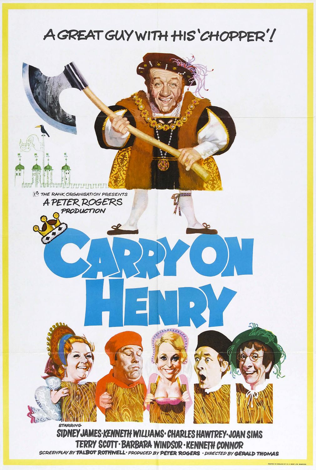 Extra Large Movie Poster Image for Carry on Henry 