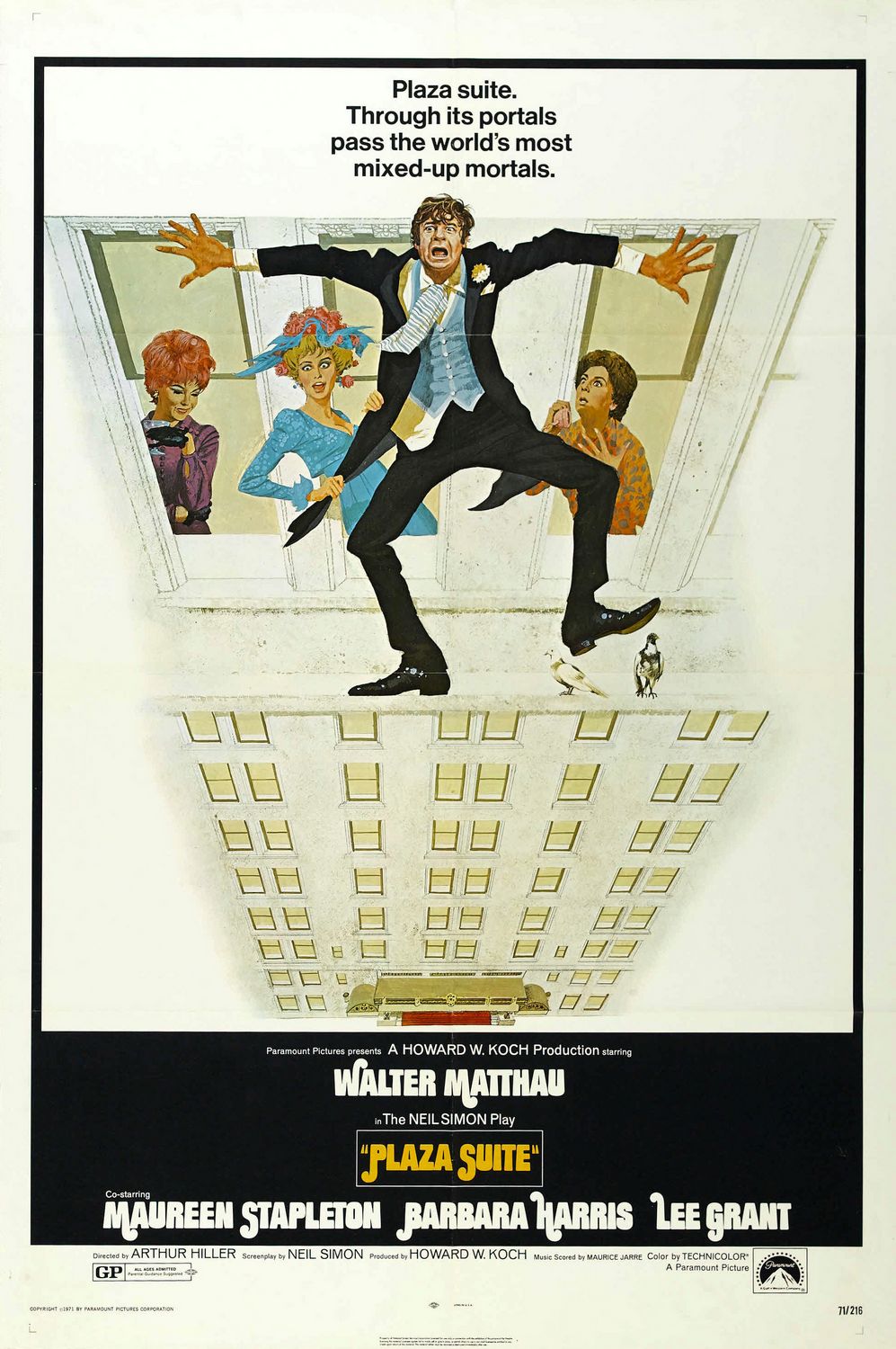 Extra Large Movie Poster Image for Plaza Suite 
