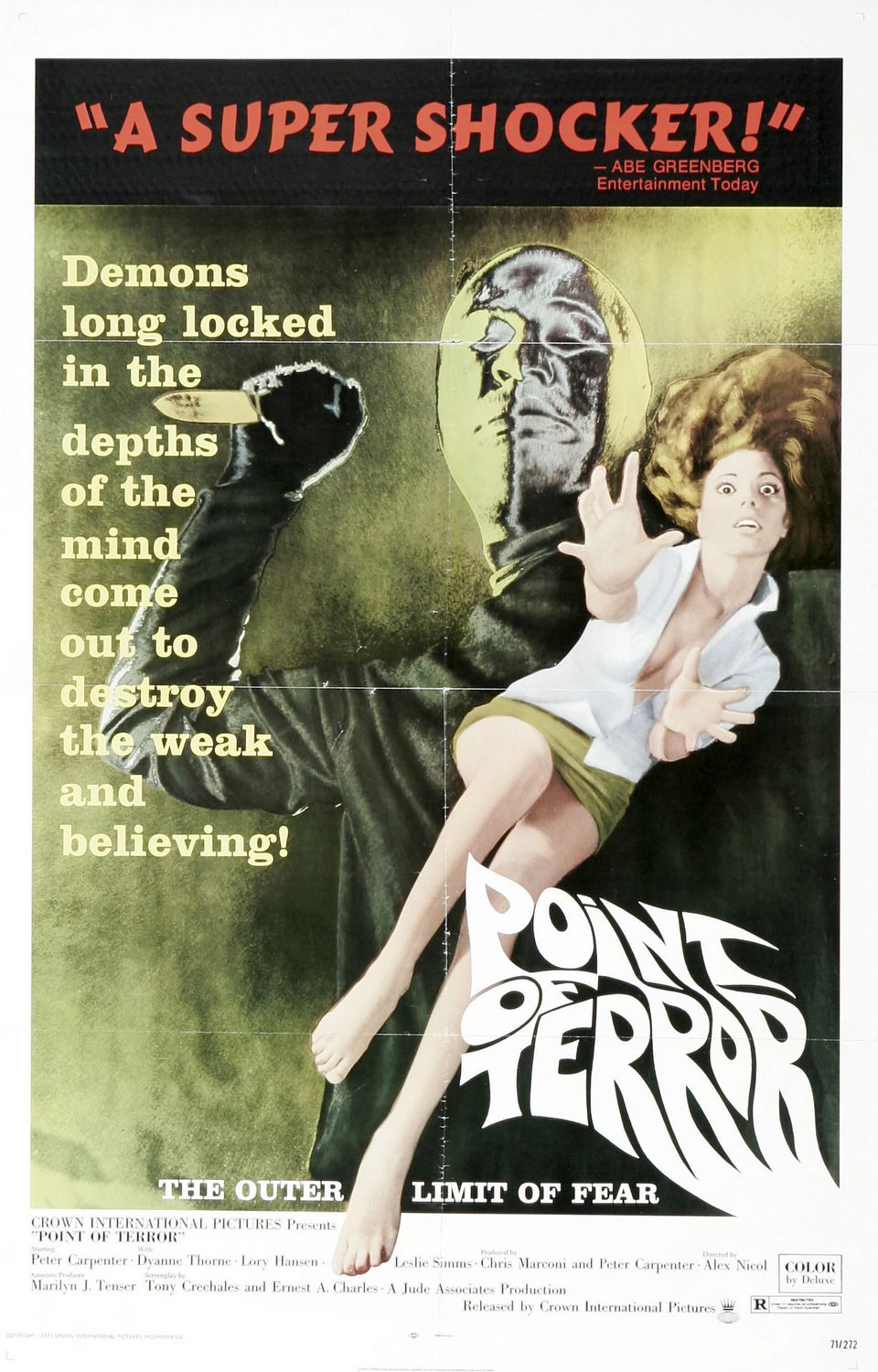 Extra Large Movie Poster Image for Point of Terror 