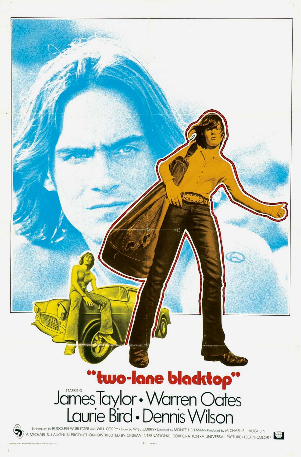 Extra Large Movie Poster Image for Two-Lane Blacktop (#2 of 3)