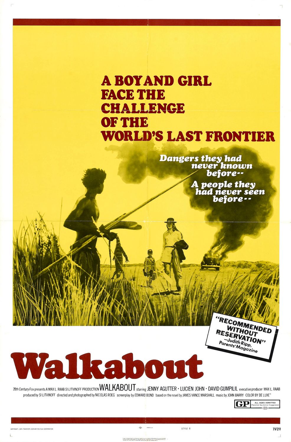 Extra Large Movie Poster Image for Walkabout (#2 of 2)