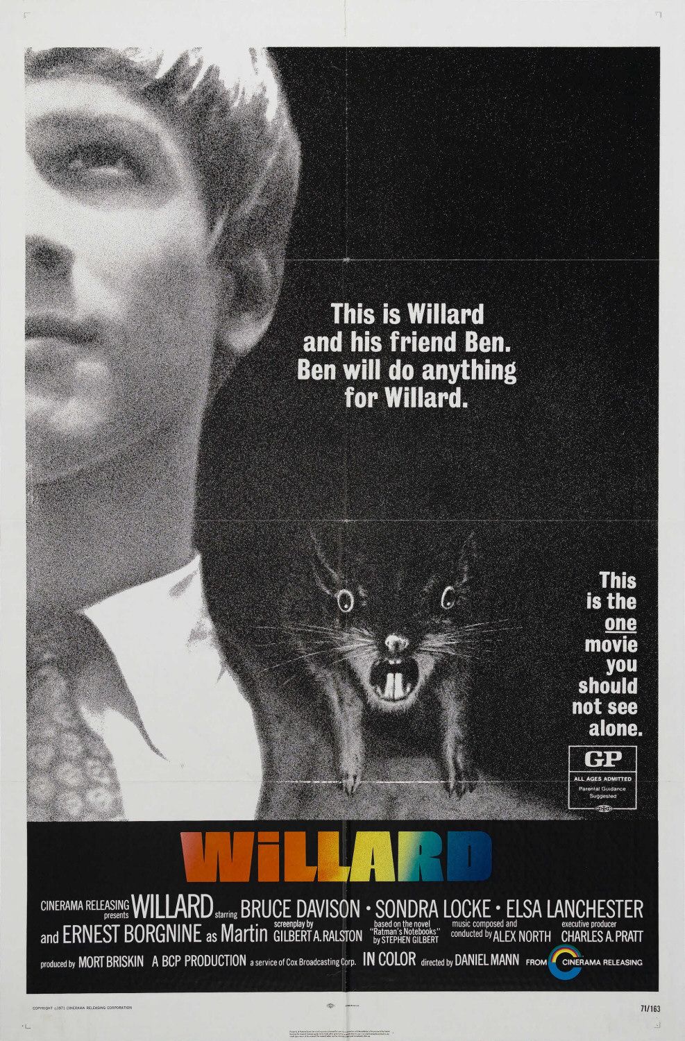 Extra Large Movie Poster Image for Willard 