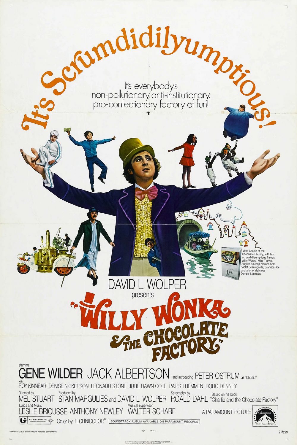 Extra Large Movie Poster Image for Willy Wonka & the Chocolate Factory (#1 of 3)