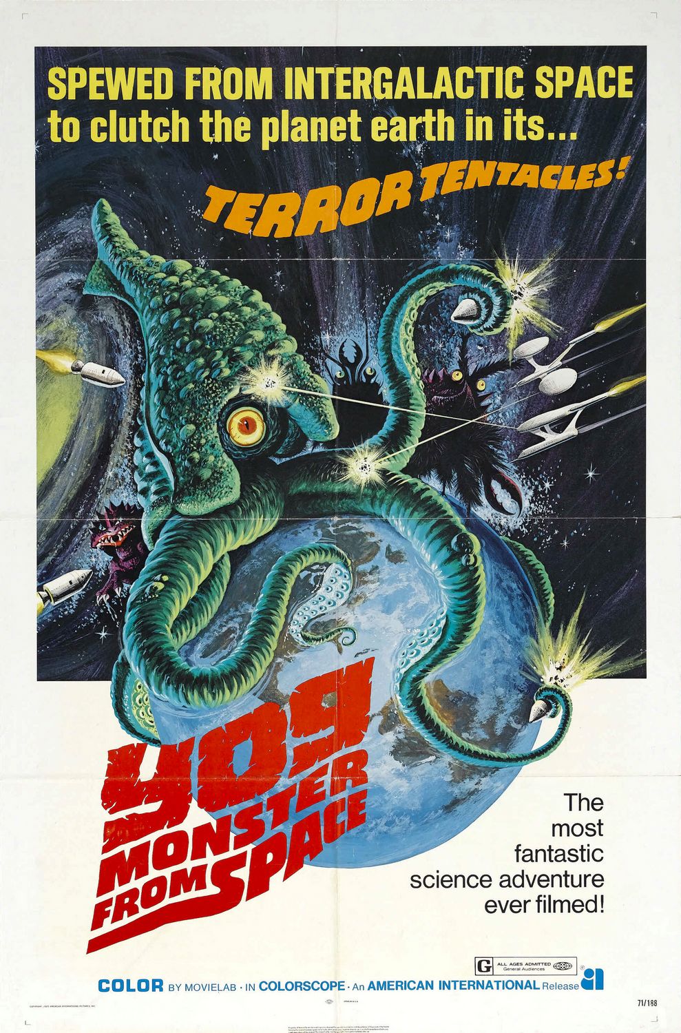 Extra Large Movie Poster Image for Yog: Monster from Space 