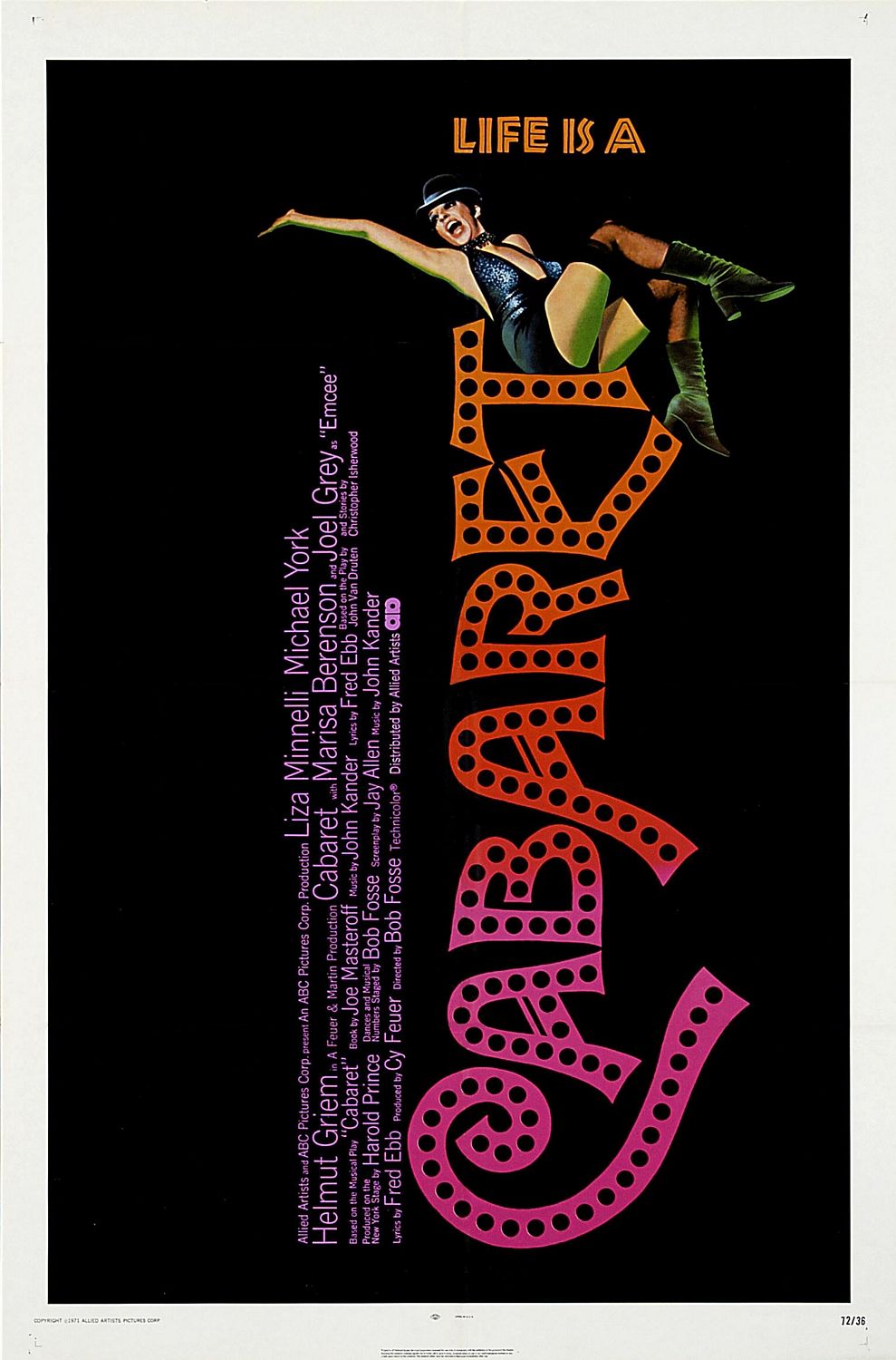Extra Large Movie Poster Image for Cabaret (#2 of 4)