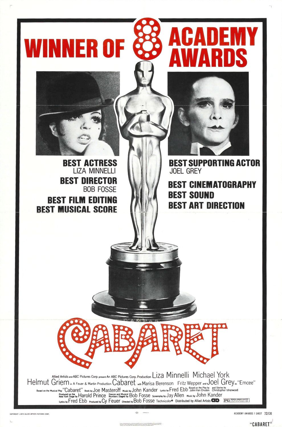 Extra Large Movie Poster Image for Cabaret (#3 of 4)